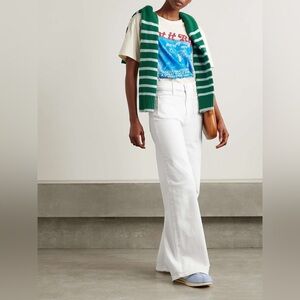 MOTHER denim patch pocket Undercover Sneak wide leg jeans, 27